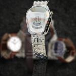 Diesel Iron Man Silver Crystal Glass Watch