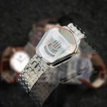 Diesel Iron Man Silver Crystal Glass Watch