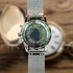 Zhidian 1858 Silver Black Date Chronograph Watch