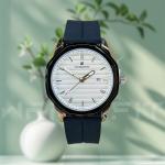 Universe Magnet Lock Black White Watch