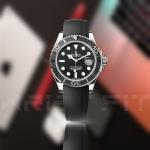 Rolex Yacht Master Silver Black Watch