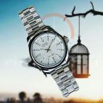 Rolex Silver White Round Watch