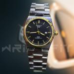 Tissot 1853 PRX Silver Black Textured Dial Watch